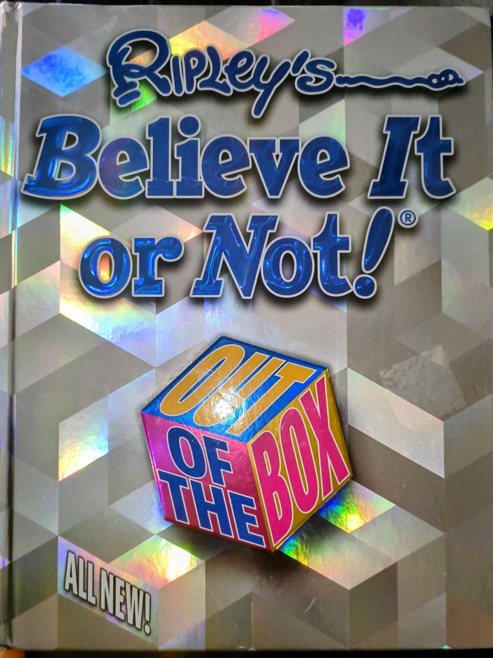Out of the Box Decorative Wall Art - Silver with Blue and Pink Accents